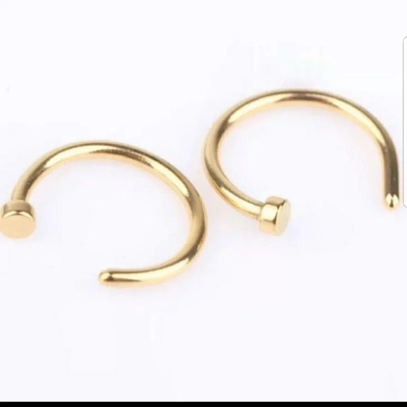 Fake Nose Ring 2 PC - Picture 4 of 8